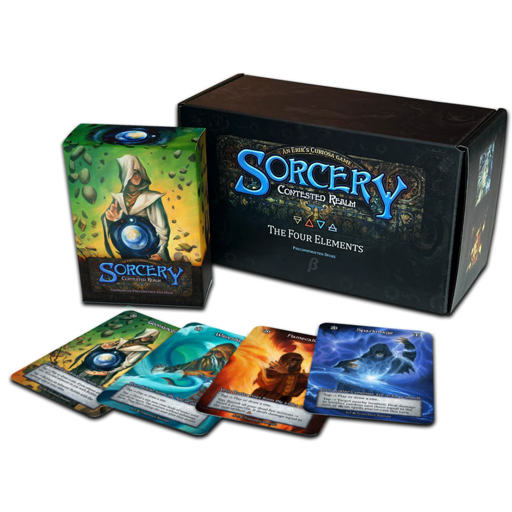 Sorcery: Contested Realm Beta Edition Precon Deck Display