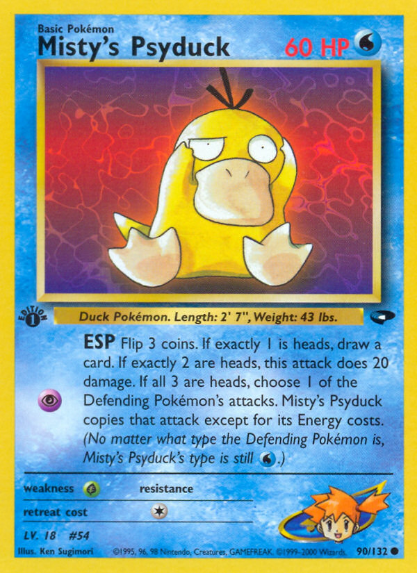 Misty's Psyduck (90/132) [Gym Challenge 1st Edition]