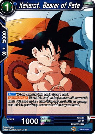 Kakarot, Bearer of Fate (TB3-022) [Clash of Fates]