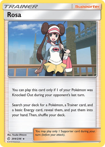 Rosa (204/236) (Theme Deck Exclusive) [Sun & Moon: Cosmic Eclipse]