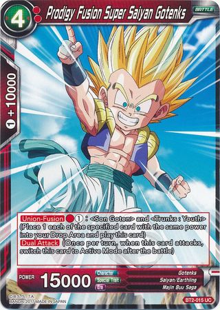 Prodigy Fusion Super Saiyan Gotenks (BT2-015) [Union Force]