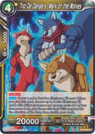 Trio De Dangers, Mark of the Wolves (Reprint) (BT9-065) [Battle Evolution Booster]