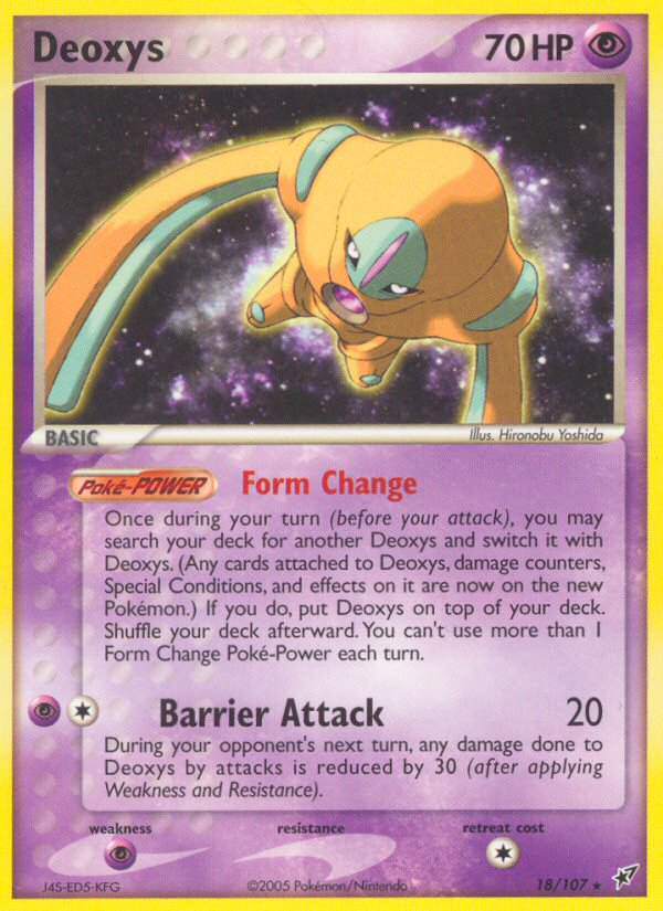 Deoxys (18/107) [EX: Deoxys]