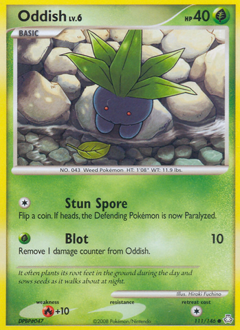 Oddish (111/146) [Diamond & Pearl: Legends Awakened]