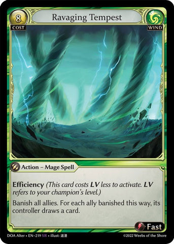 Ravaging Tempest (219) [Dawn of Ashes: Alter Edition]