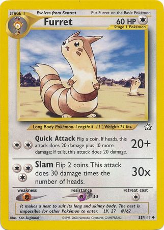 Furret (35/111) [Neo Genesis Unlimited]