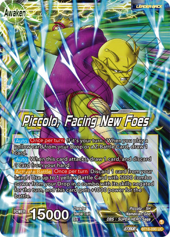 Piccolo // Piccolo, Facing New Foes (BT18-090) [Dawn of the Z-Legends]