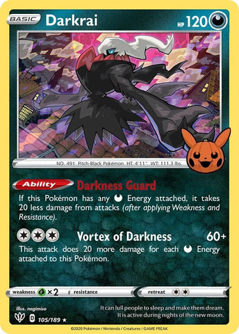 Darkrai (105/189) [Trick or Trade]