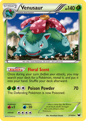 Venusaur (3/108) [Black & White: Dark Explorers]