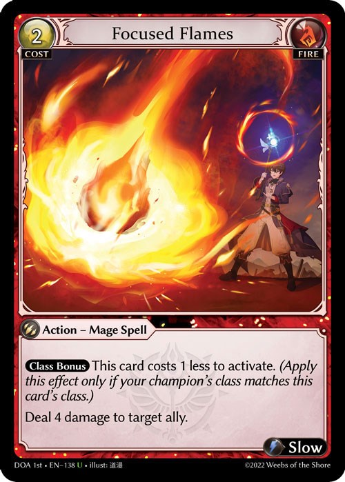 Focused Flames (138) [Dawn of Ashes: 1st Edition]