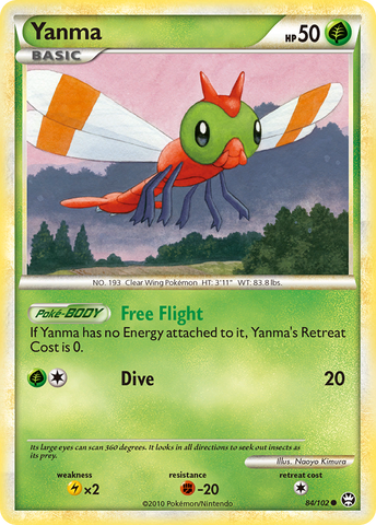 Yanma (84/102) [HeartGold & SoulSilver: Triumphant]