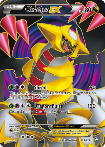 Giratina EX (124/124) [Black & White: Dragons Exalted]