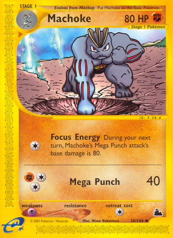 Machoke (38/144) [Skyridge]