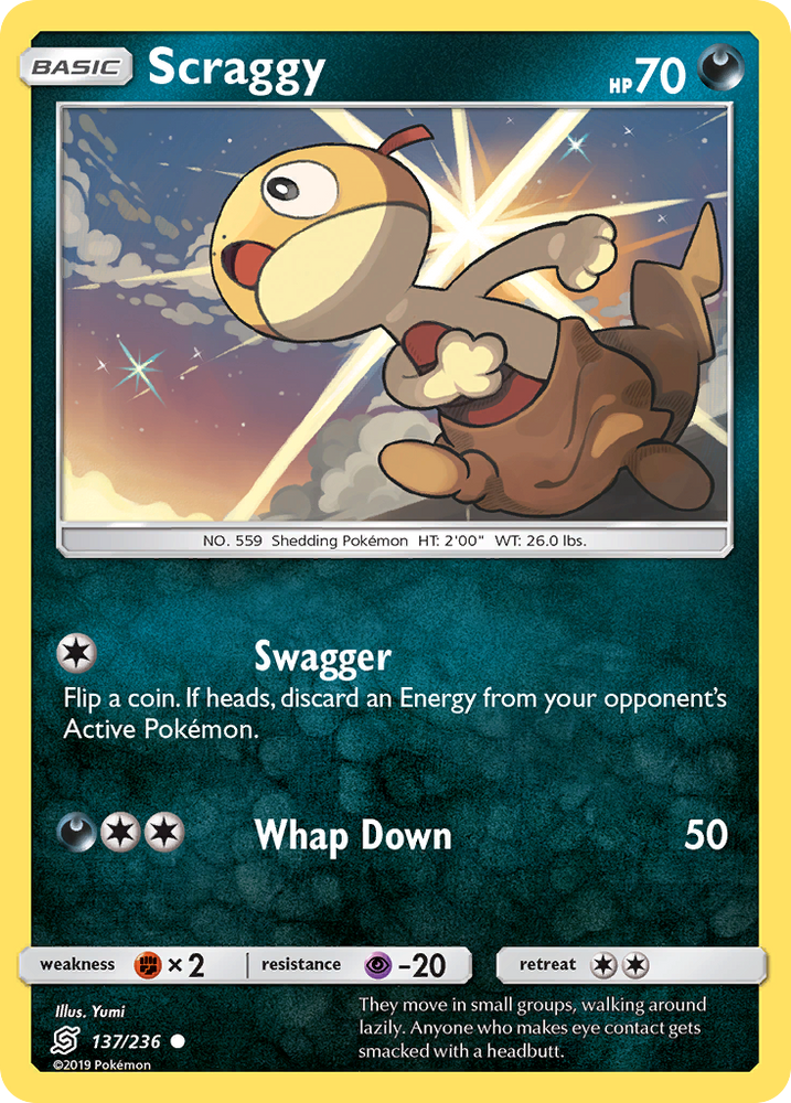 Scraggy (137/236) [Sun & Moon: Unified Minds]