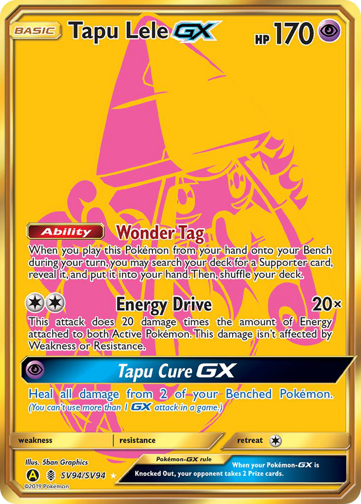 Tapu Lele GX (SV94/SV94) [Sun & Moon: Hidden Fates - Shiny Vault]