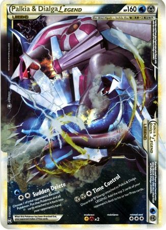 Palkia & Dialga LEGEND (101/102) (Jumbo Card) [HeartGold & SoulSilver: Triumphant]