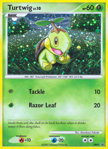 Turtwig (DP01) [Diamond & Pearl: Black Star Promos]