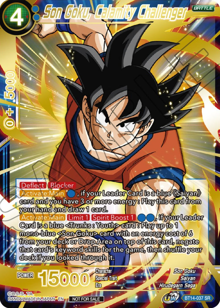 Son Goku, Calamity Challenger (BT14-037) [Tournament Promotion Cards]