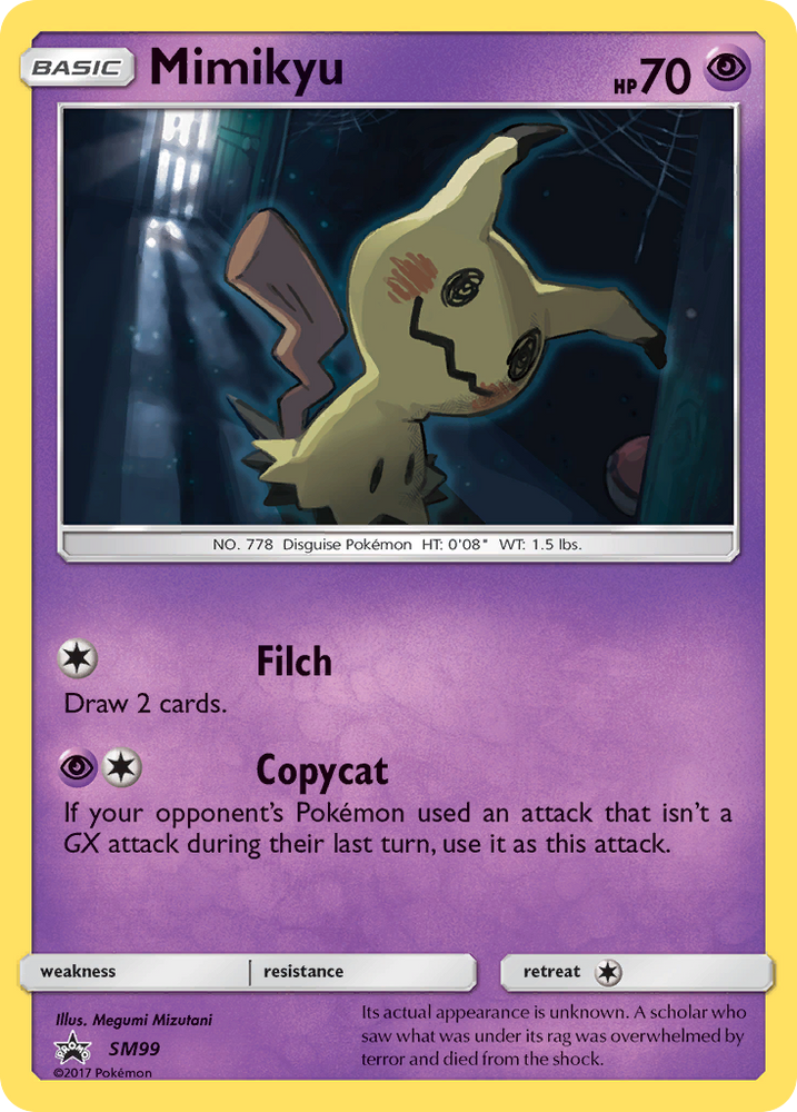 Mimikyu (SM99) [Sun & Moon: Black Star Promos]