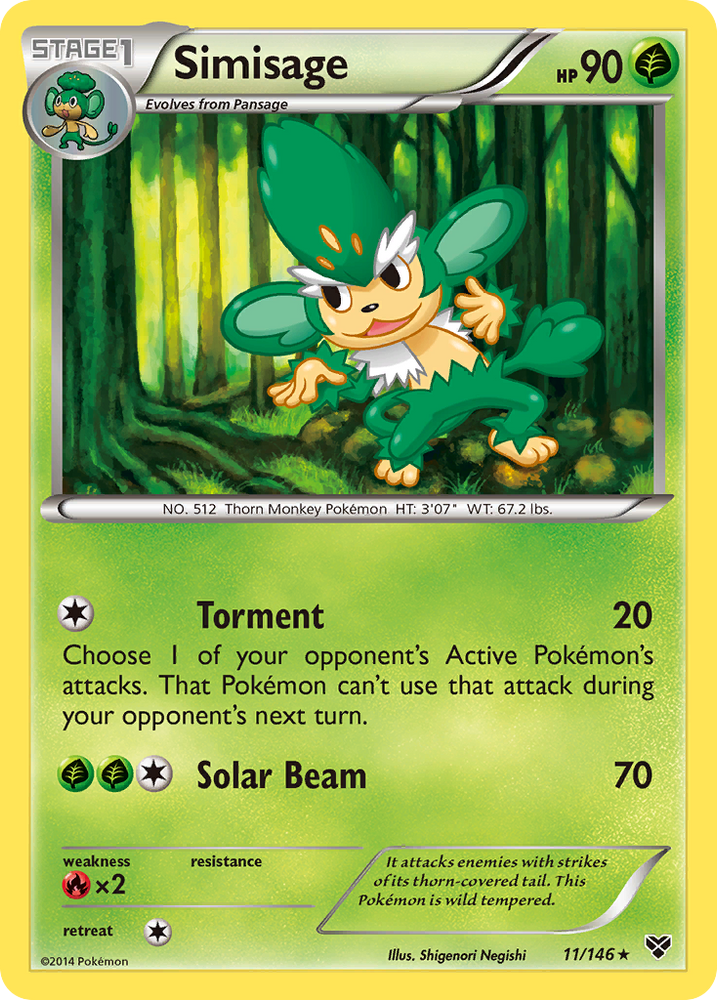 Simisage (11/146) [XY: Base Set]