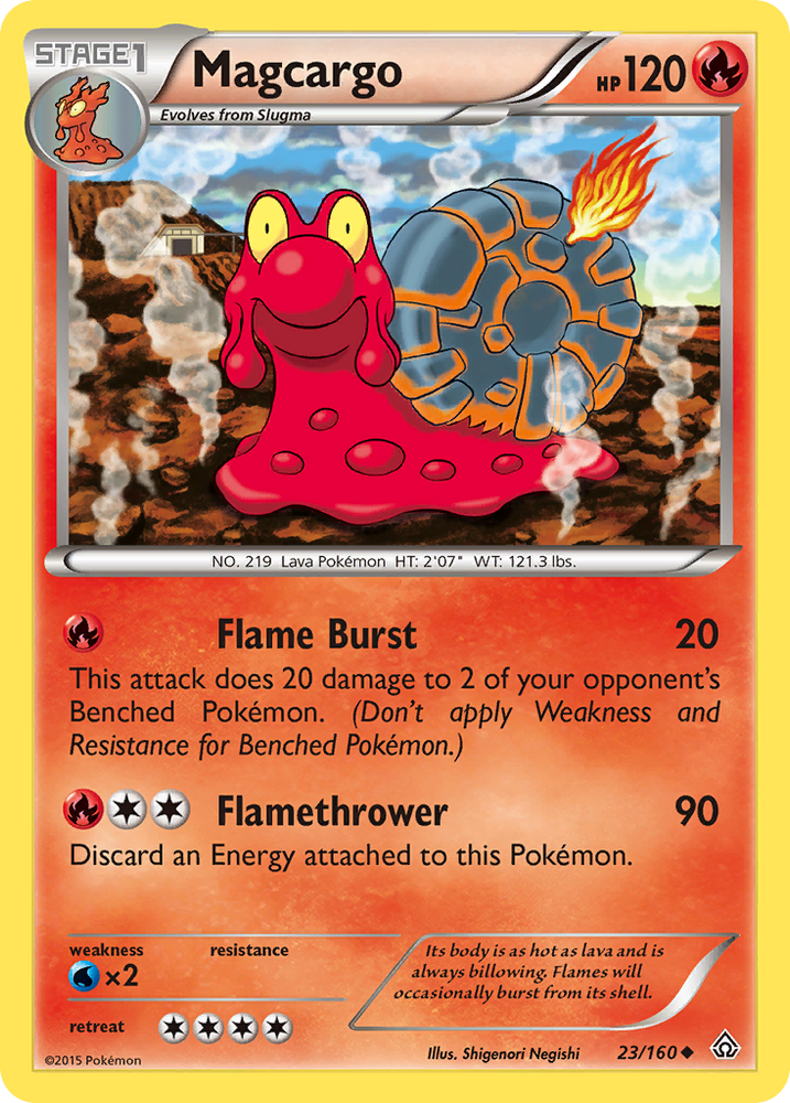 Magcargo (23/160) [XY: Primal Clash]