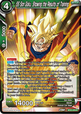 SS Son Goku, Showing the Results of Training (BT21-078) [Wild Resurgence]