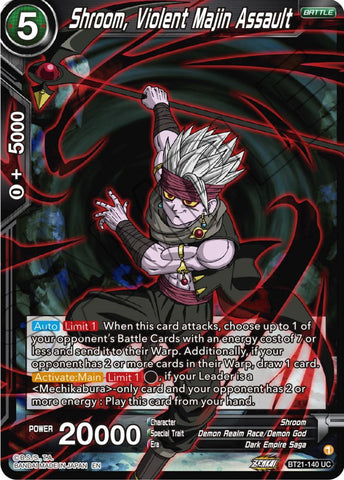 Shroom, Violent Majin Assault (BT21-140) [Wild Resurgence]