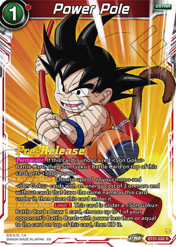 Power Pole (BT21-032) [Wild Resurgence Pre-Release Cards]