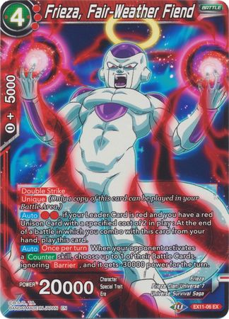 Frieza, Fair-Weather Fiend (EX11-06) [Universe 7 Unison]