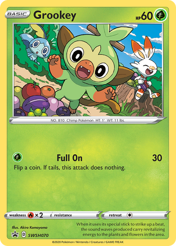 Grookey (SWSH070) [Sword & Shield: Black Star Promos]