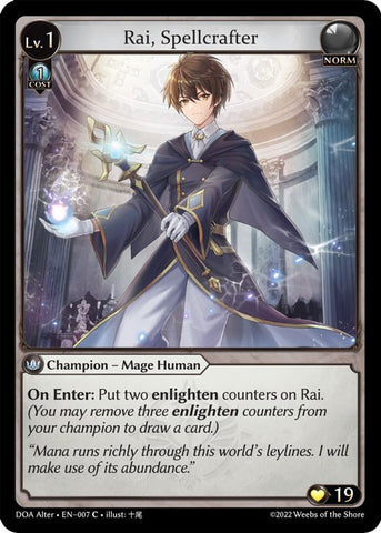 Rai, Spellcrafter (007) [Dawn of Ashes: Alter Edition]