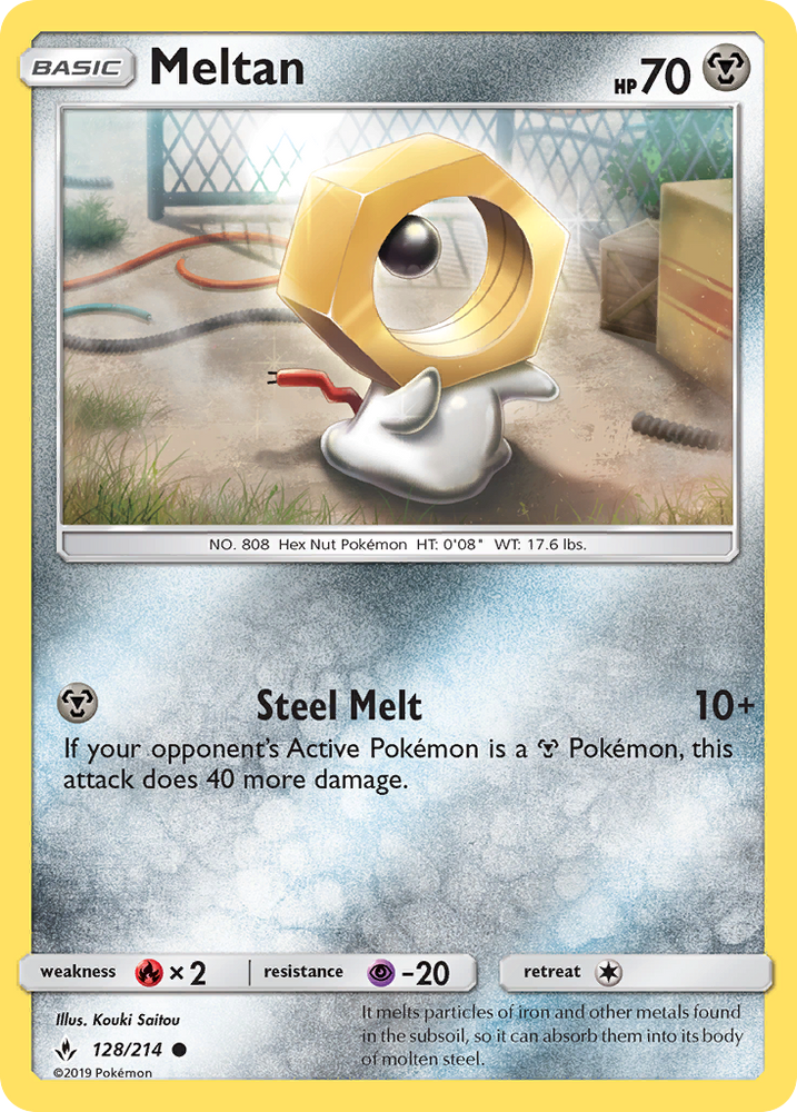 Meltan (128/214) [Sun & Moon: Unbroken Bonds]