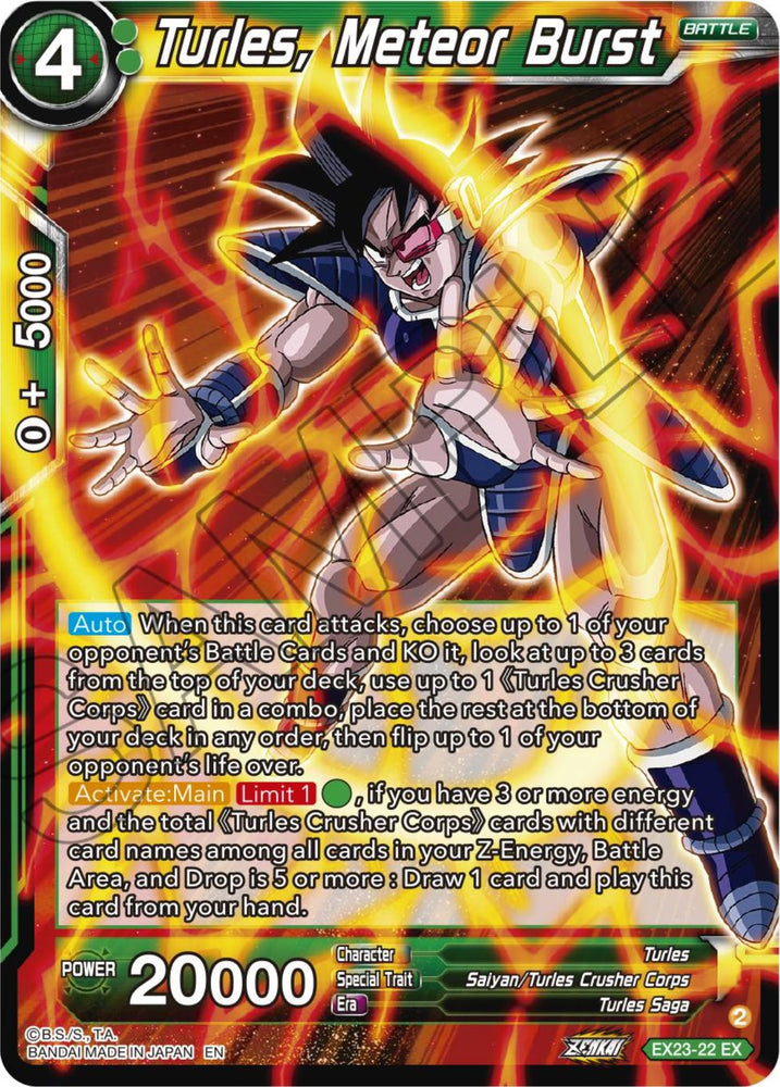 Turles, Meteor Burst (EX23-22) [Premium Anniversary Box 2023]