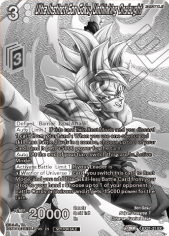 Ultra Instinct Son Goku, Unthinking Onslaught (2023 Offline Regionals Silver Print) (EX21-21) [Promotion Cards]