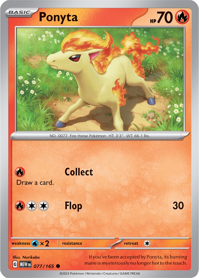 Ponyta (077/165) [Scarlet & Violet: 151]