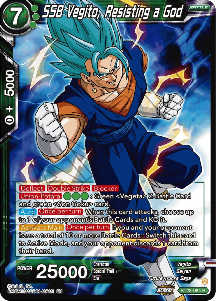 SSB Vegito, Resisting a God (BT23-084) [Perfect Combination]