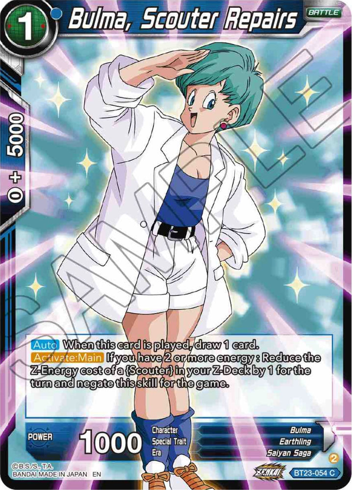 Bulma, Scouter Repairs (BT23-054) [Perfect Combination]