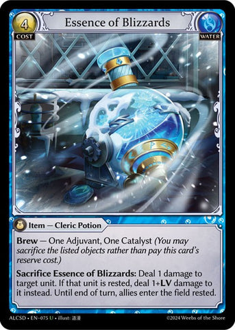 Essence of Blizzards (75) [Alchemical Revolution: Starter Decks]