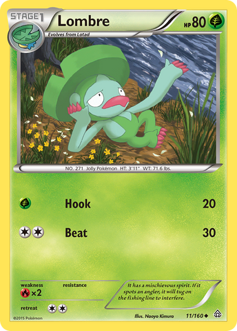 Lombre (11/160) [XY: Primal Clash]