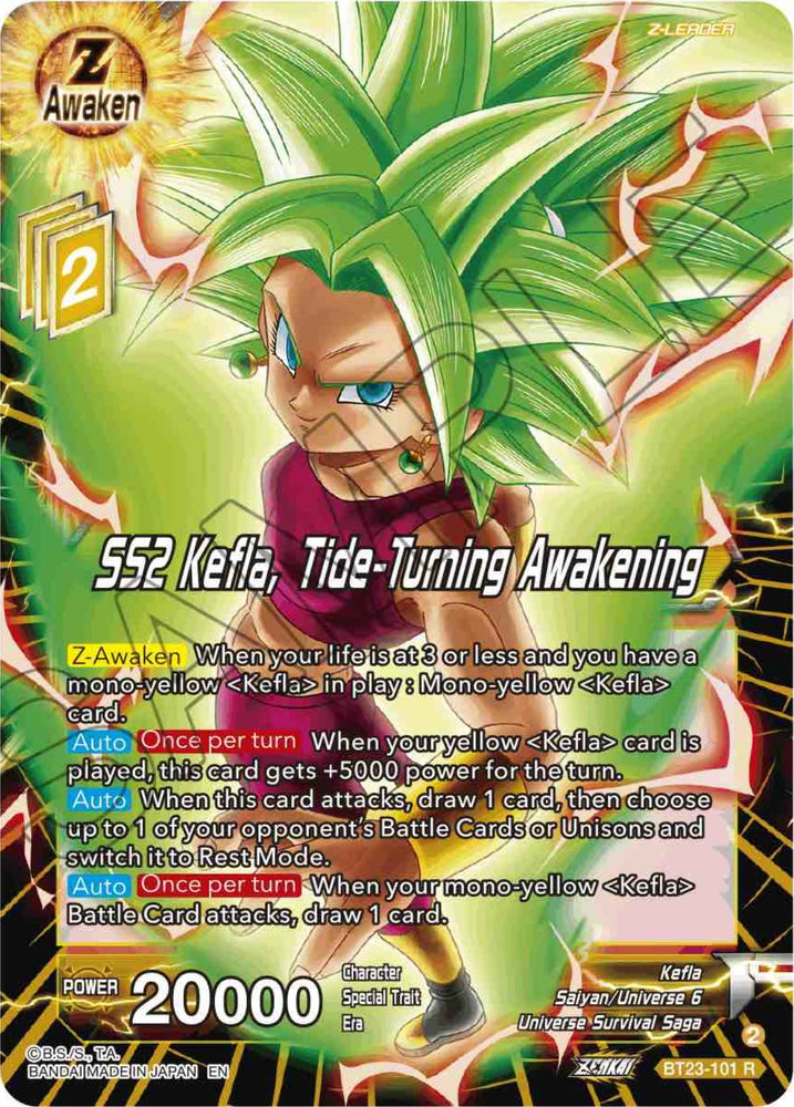 SS2 Kefla, Tide-Turning Awakening (BT23-101) [Perfect Combination]