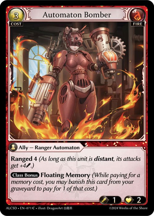 Automaton Bomber (71) [Alchemical Revolution: Starter Decks]