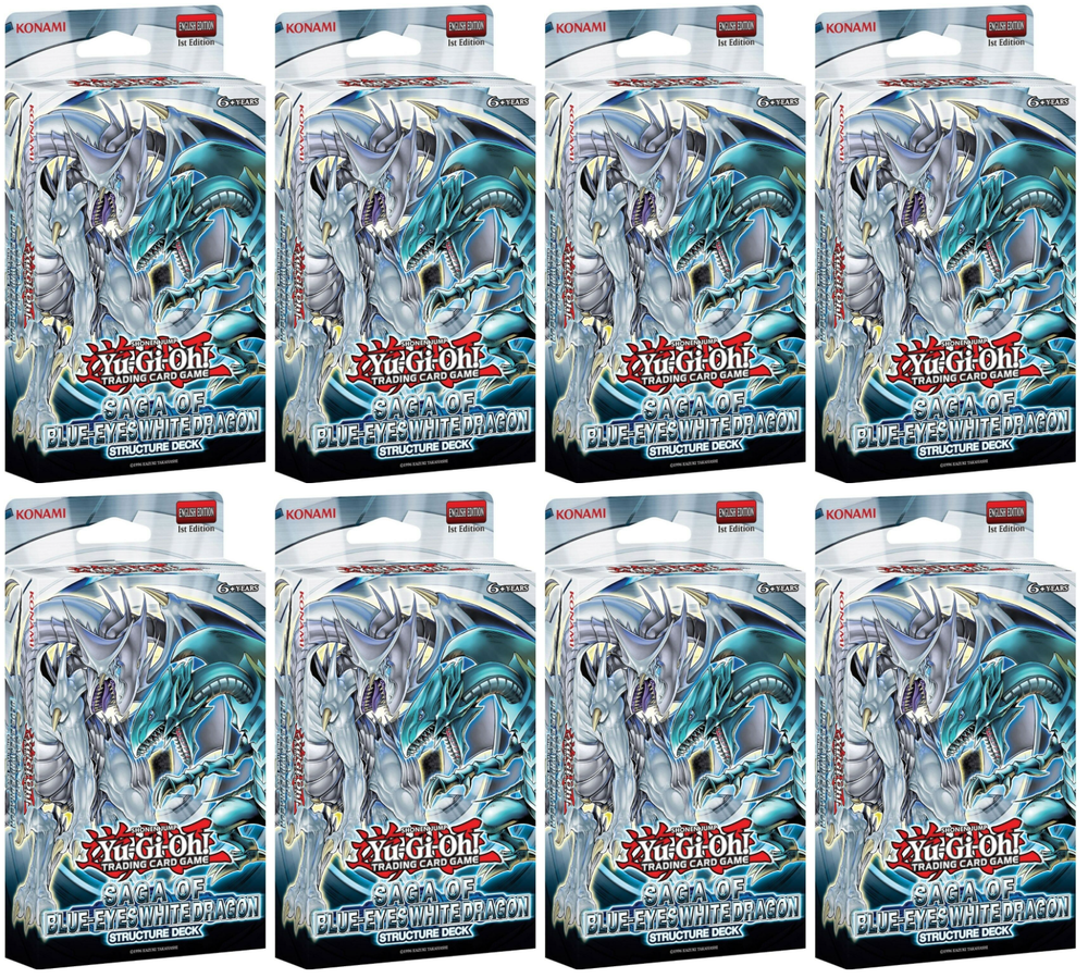 Saga of Blue-Eyes White Dragon - Structure Deck Display (1st Edition)