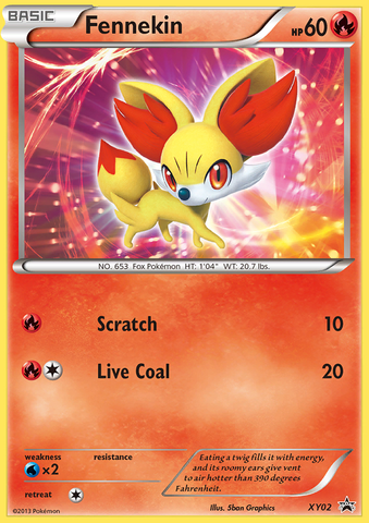 Fennekin (XY02) [XY: Black Star Promos]