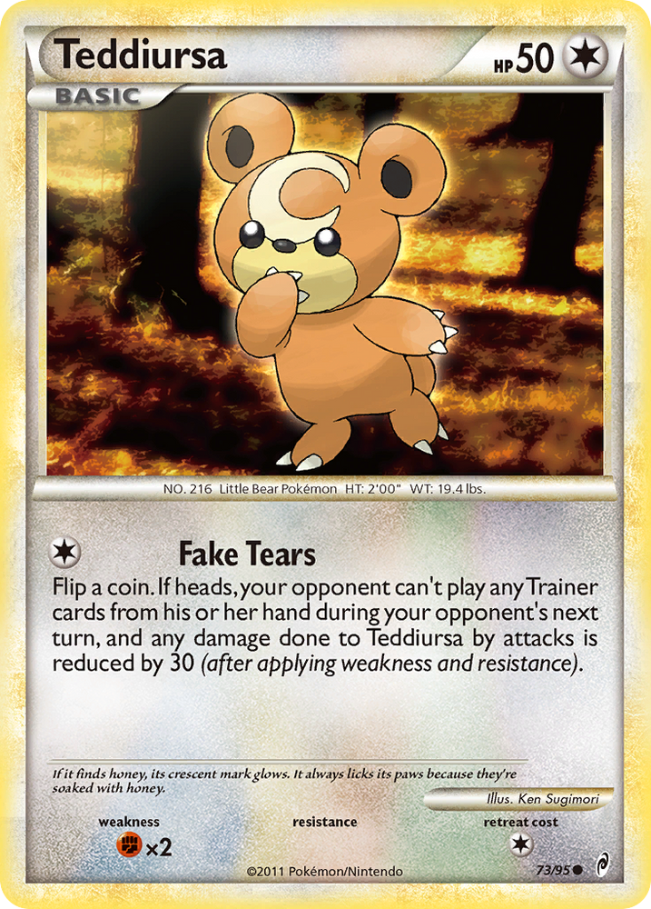 Teddiursa (73/95) [HeartGold & SoulSilver: Call of Legends]