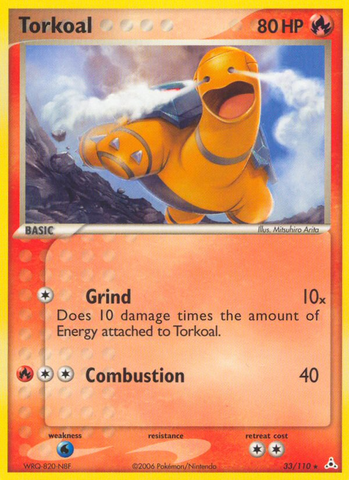 Torkoal (33/110) [EX: Holon Phantoms]