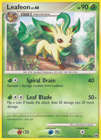 Leafeon (24/100) [Diamond & Pearl: Majestic Dawn]