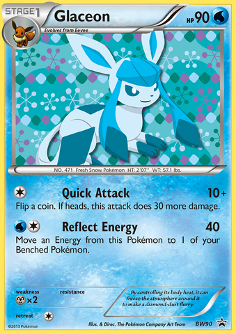 Glaceon (BW90) [Black & White: Black Star Promos]