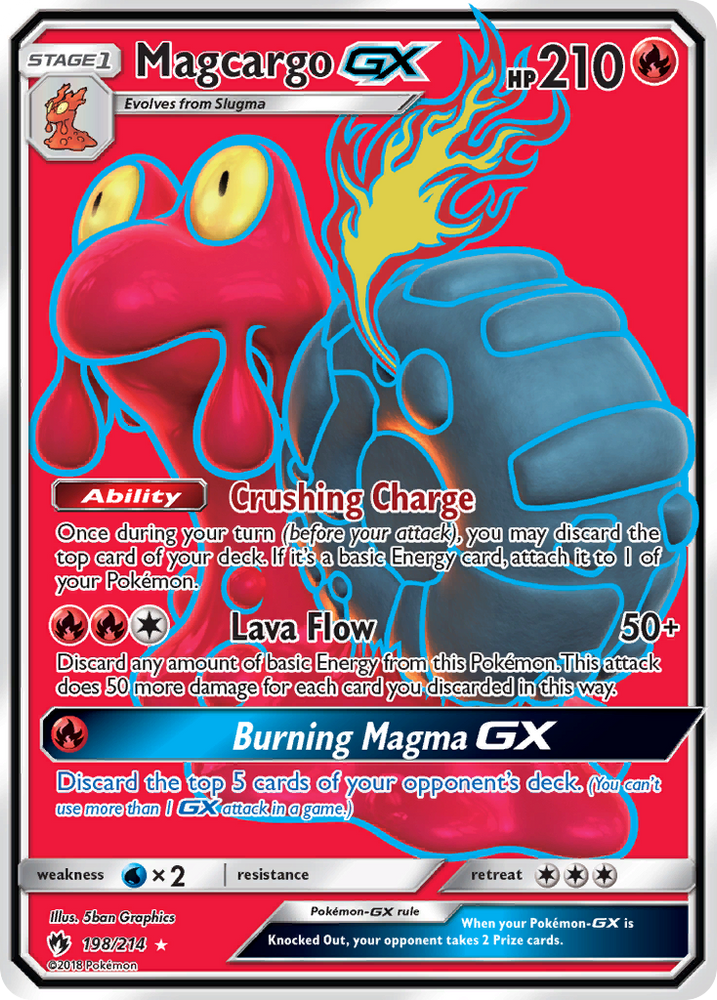 Magcargo GX (198/214) [Sun & Moon: Lost Thunder]