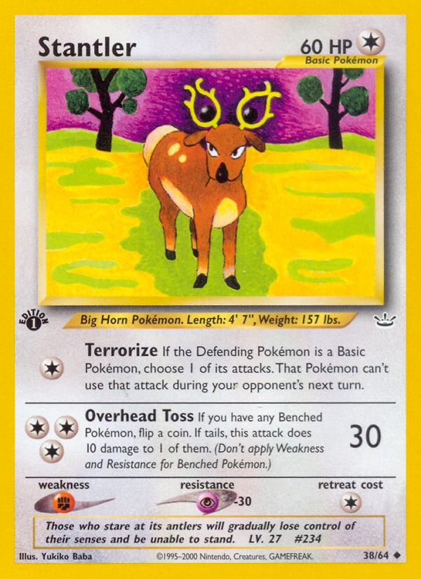 Stantler (38/64) [Neo Revelation 1st Edition]