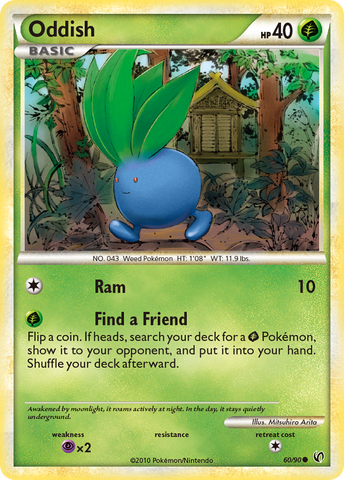 Oddish (60/90) [HeartGold & SoulSilver: Undaunted]